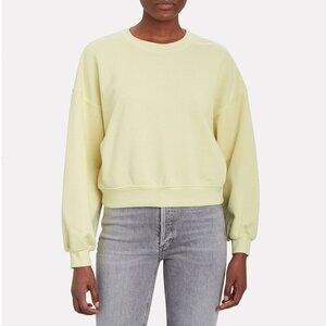 AGOLDE Balloon Sleeve Crewneck Sweatshirt Size Large